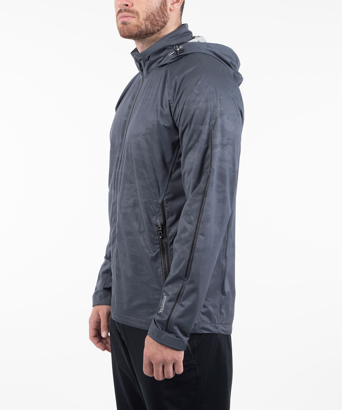 Men&#39;s Joe Zephal Flextech Waterproof Rain Jacket with Packable Hood