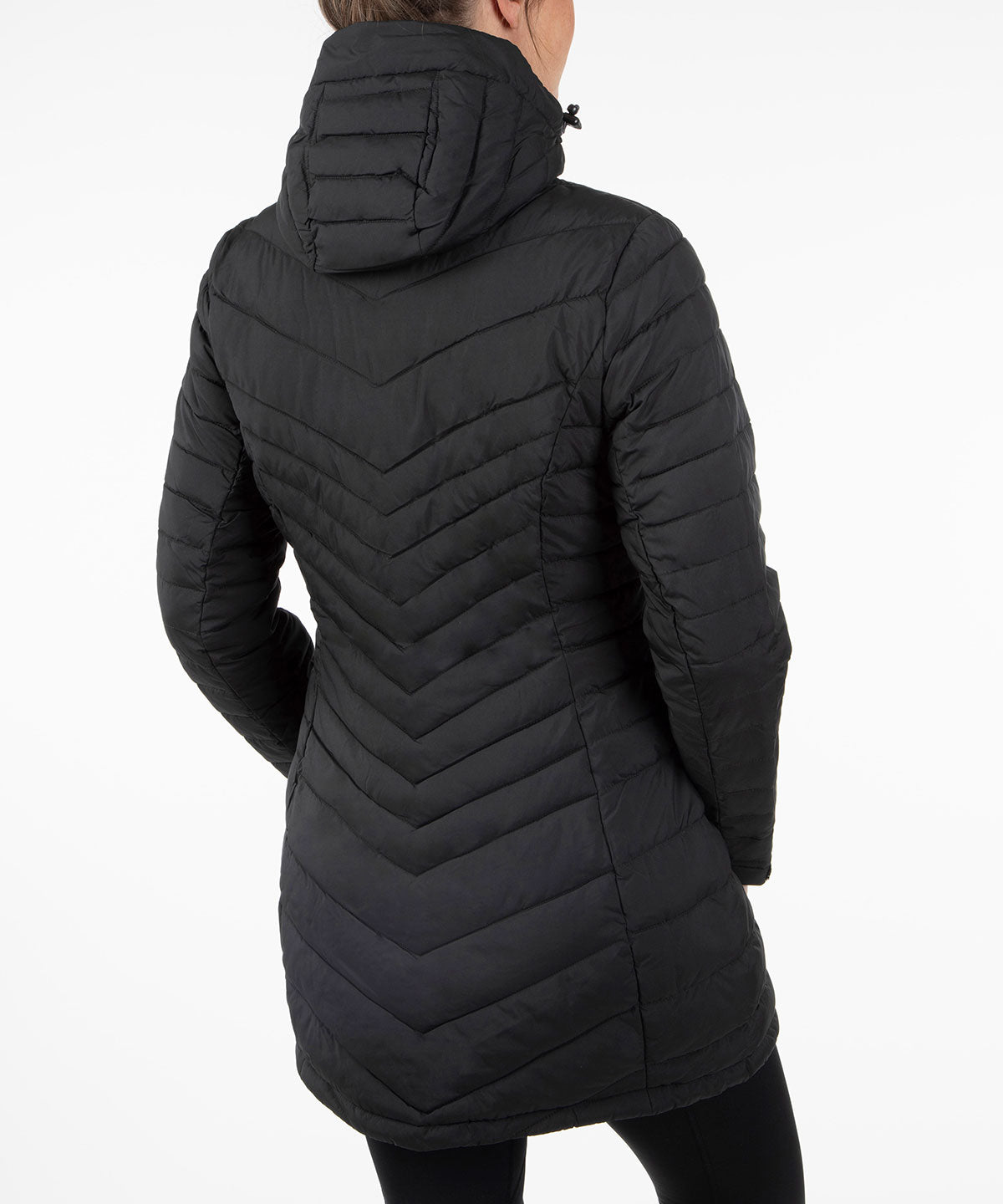 Women&#39;s Jojo Thermal Quilted Long Jacket with Hood