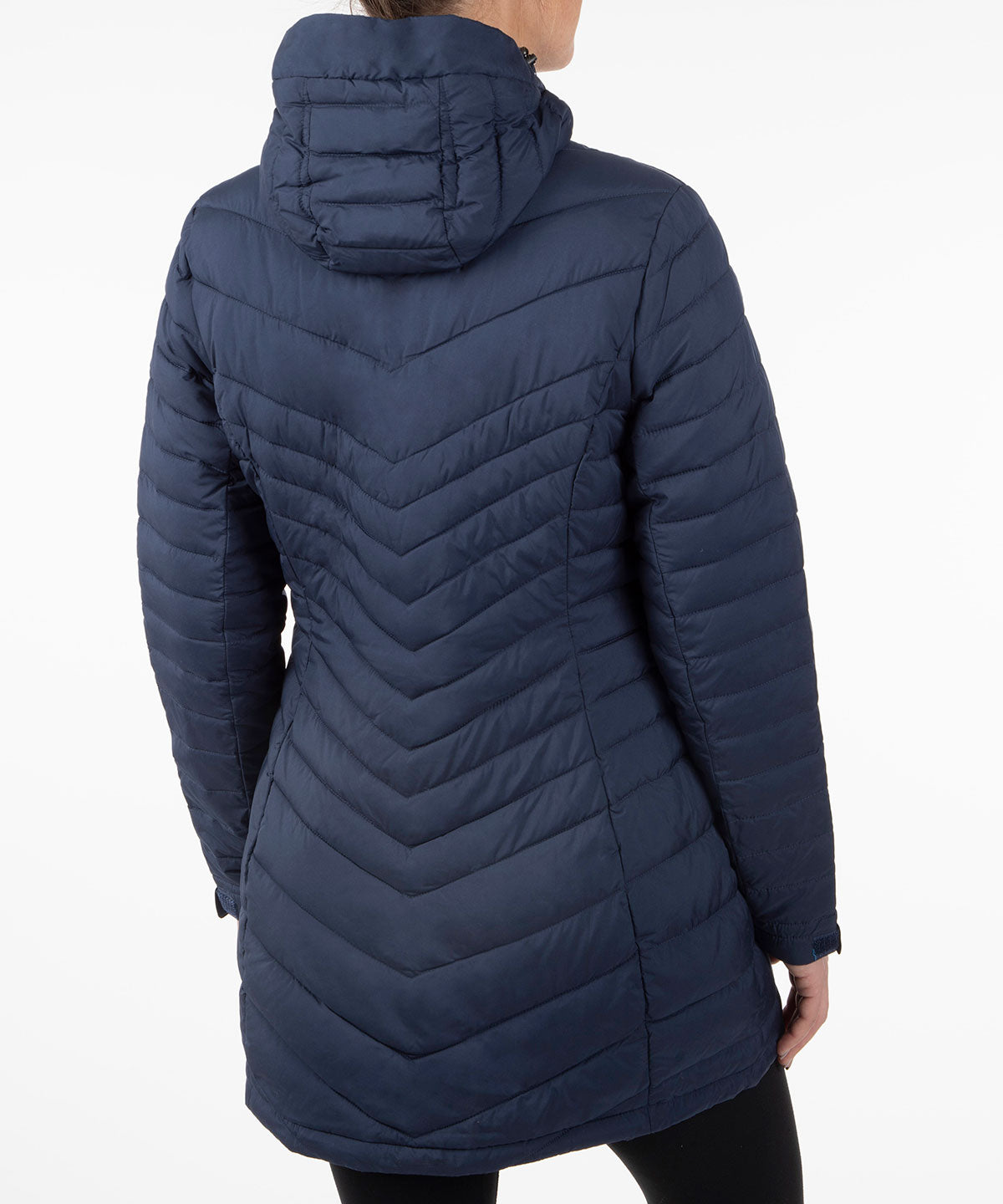 Women&#39;s Jojo Thermal Quilted Long Jacket with Hood