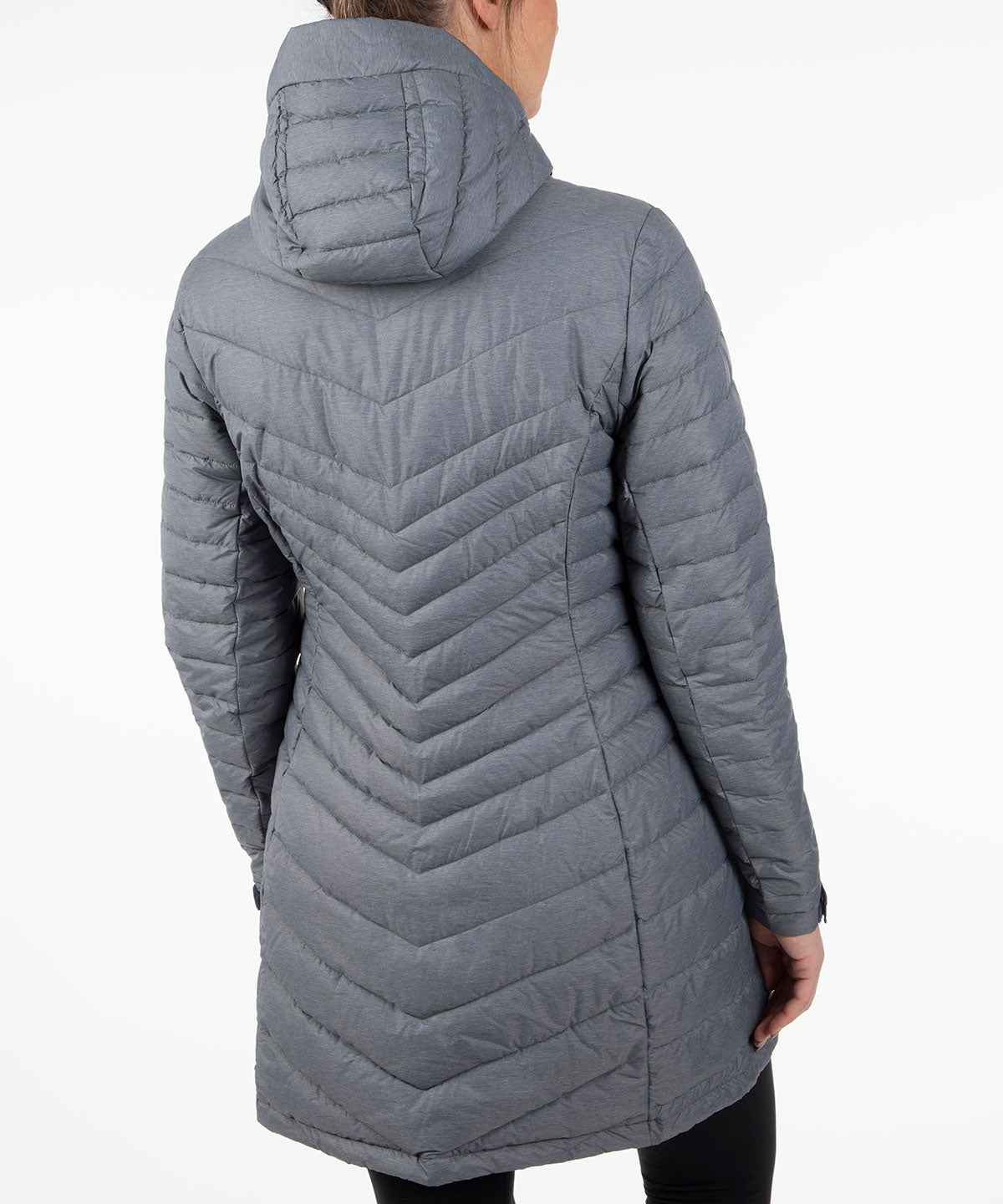 Women&#39;s Jojo Thermal Quilted Long Jacket with Hood