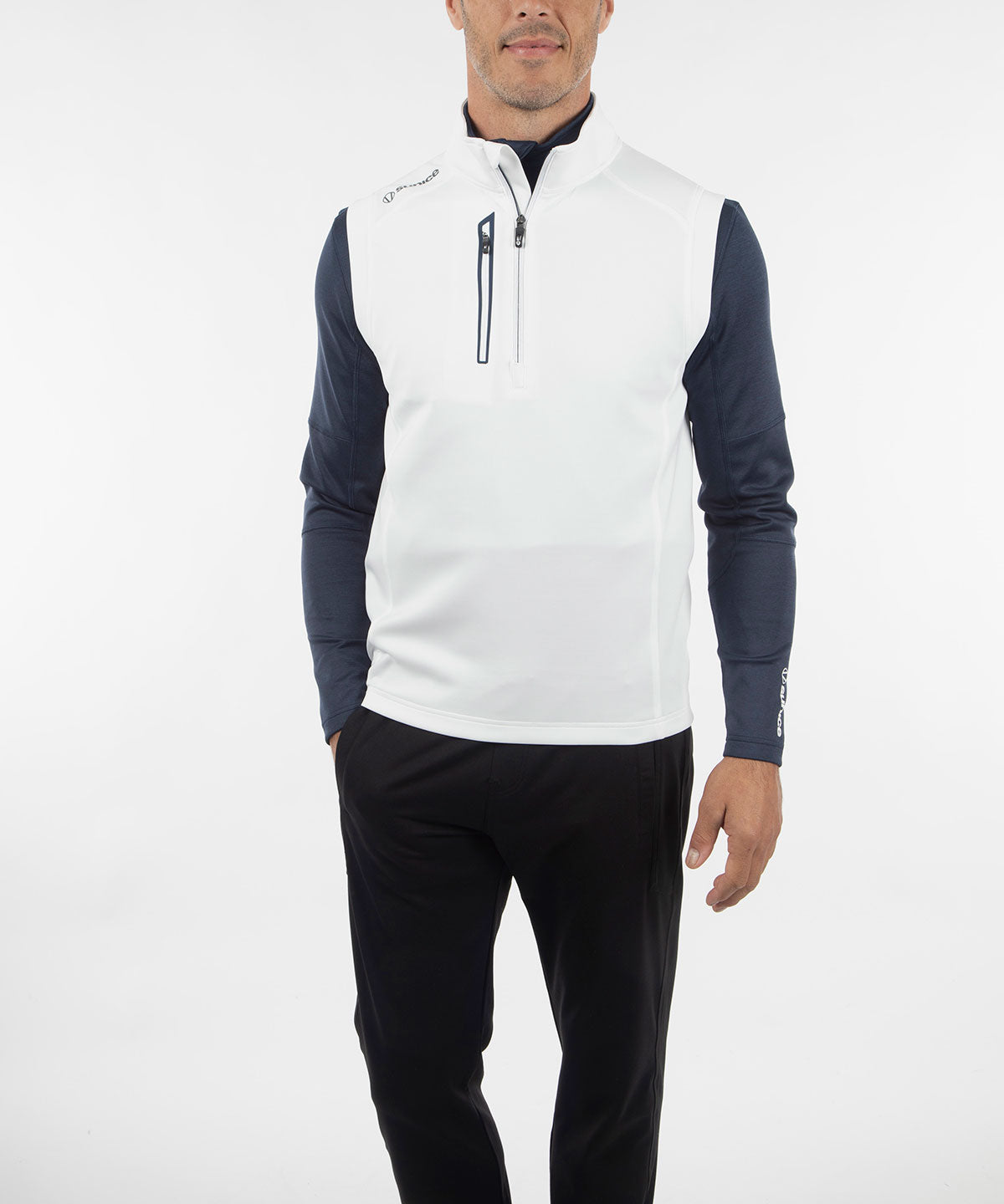 Men&#39;s Axel Lightweight Stretch Thermal Half-Zip Vest