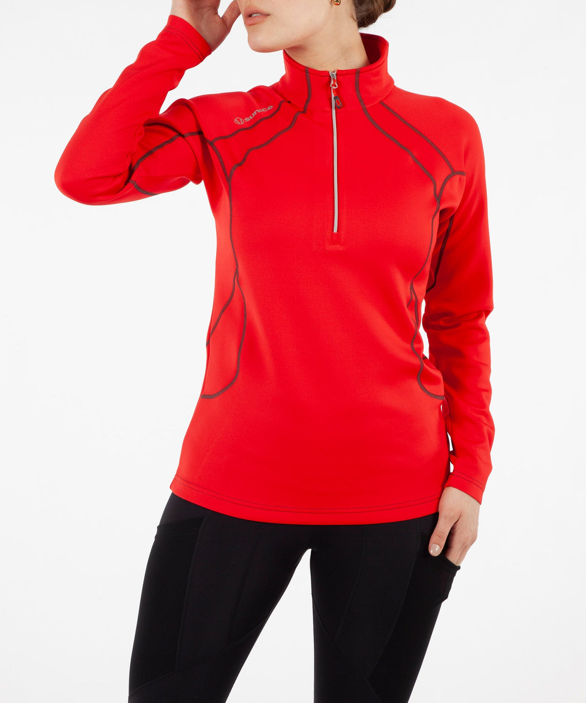 Women&#39;s Megan SuperliteFX Stretch Thermal Quarter-Zip Pullover