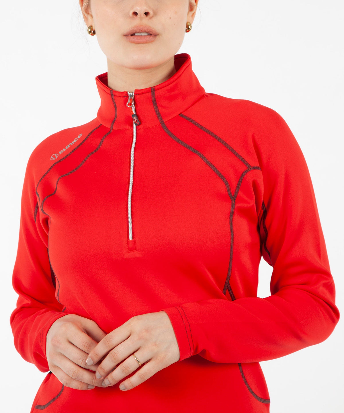 Women&#39;s Megan SuperliteFX Stretch Thermal Quarter-Zip Pullover