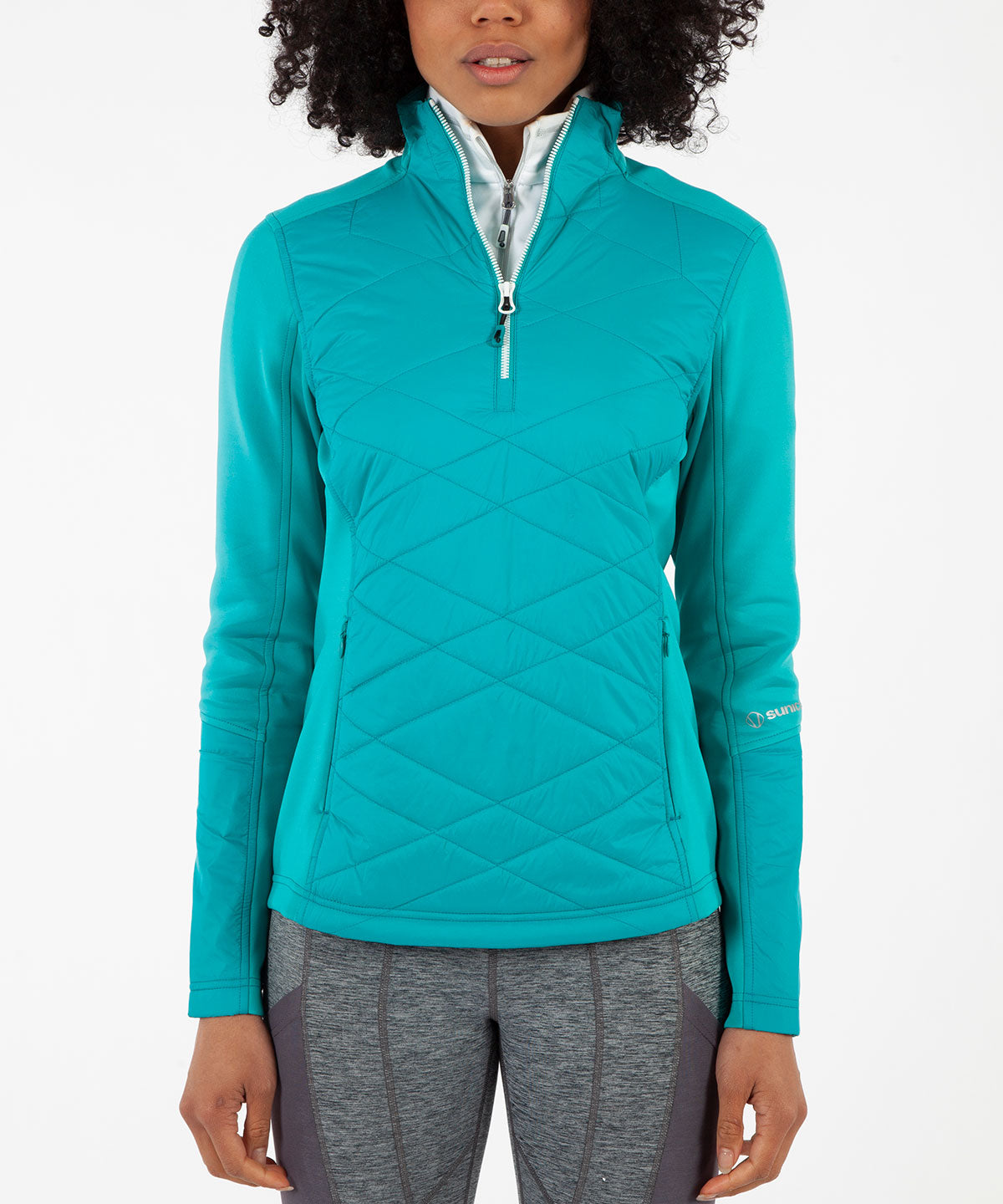 Women&#39;s Daisey Hybrid Thermal Stretch Half-Zip Pullover