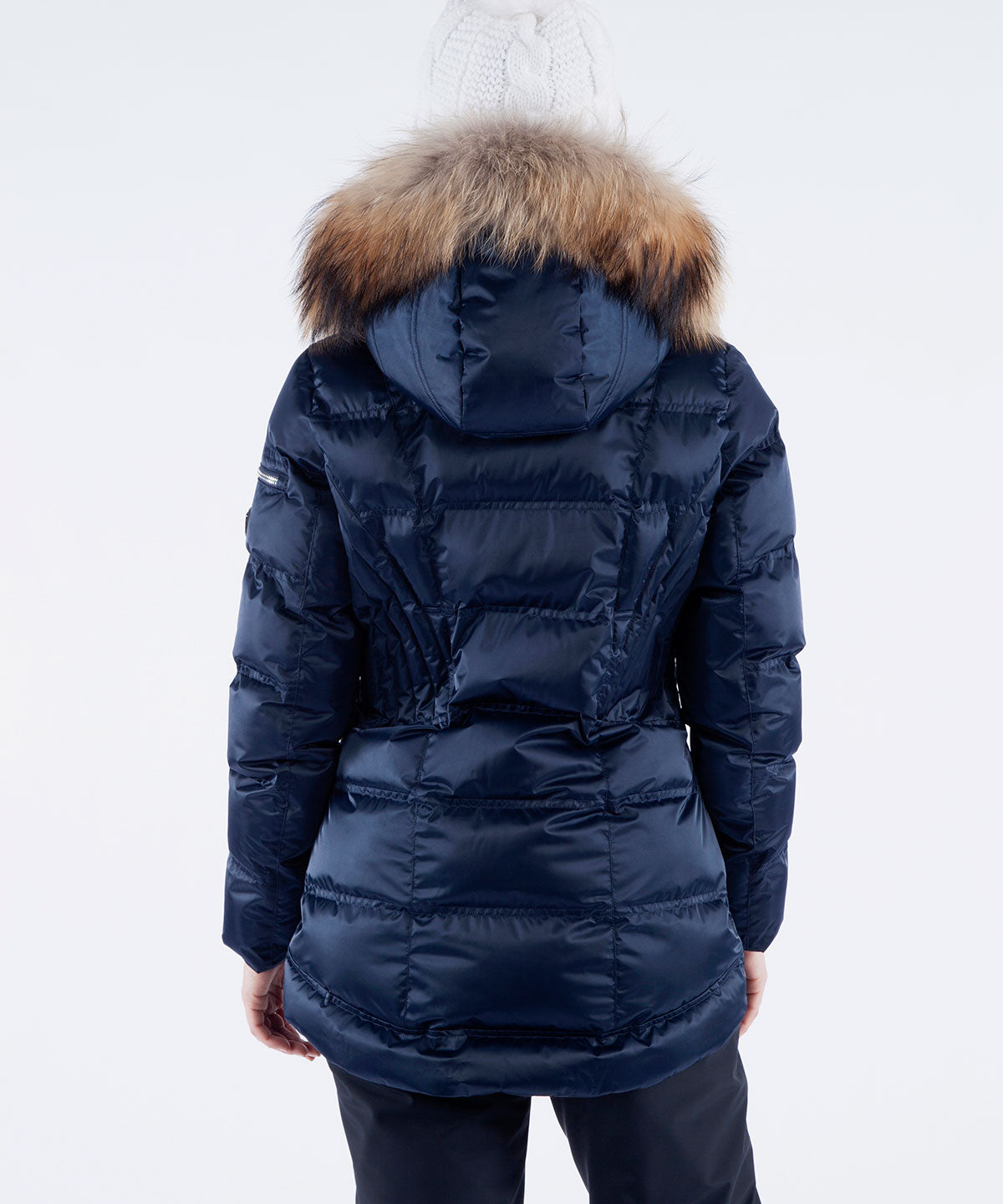 Women&#39;s Nikki Quilted Jacket with Removable Faux Fur Ruff