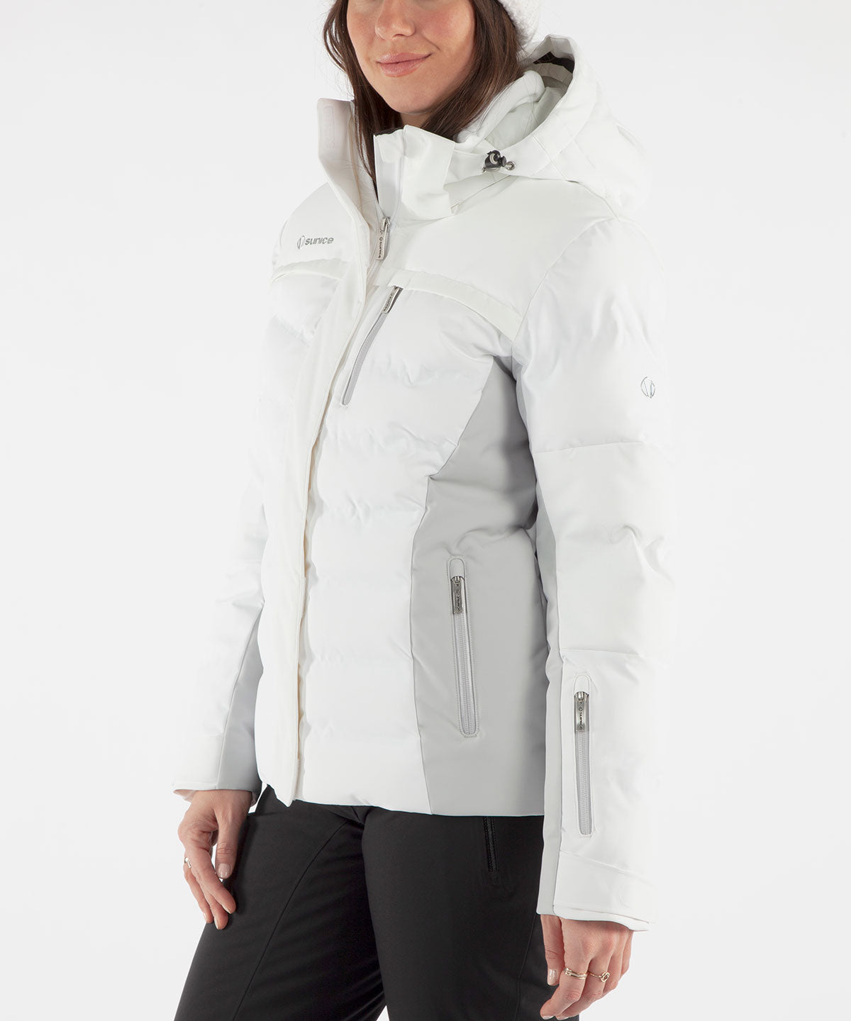 Women&#39;s Amber Waterproof Stretch Jacket with Removable Hood