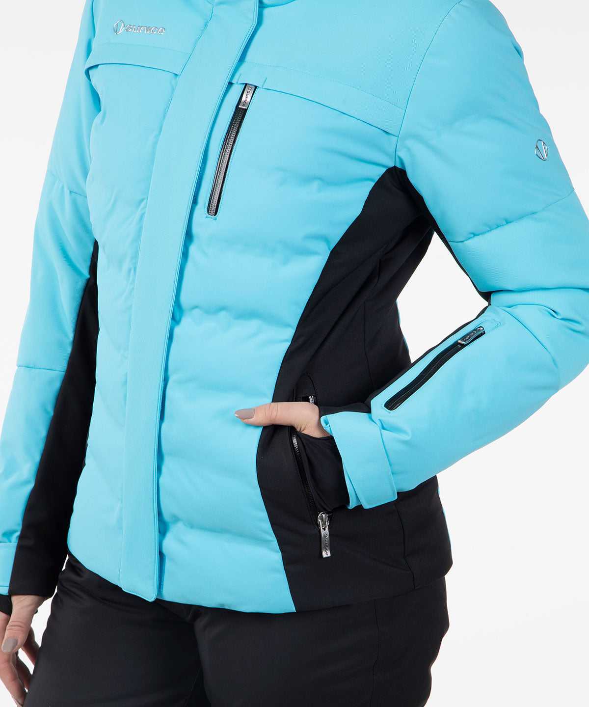 Women&#39;s Amber Waterproof Stretch Jacket with Removable Hood