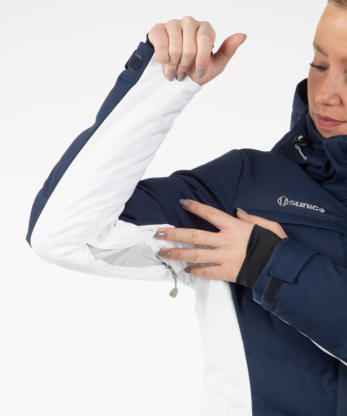 Women&#39;s Amber Waterproof Stretch Jacket with Removable Hood