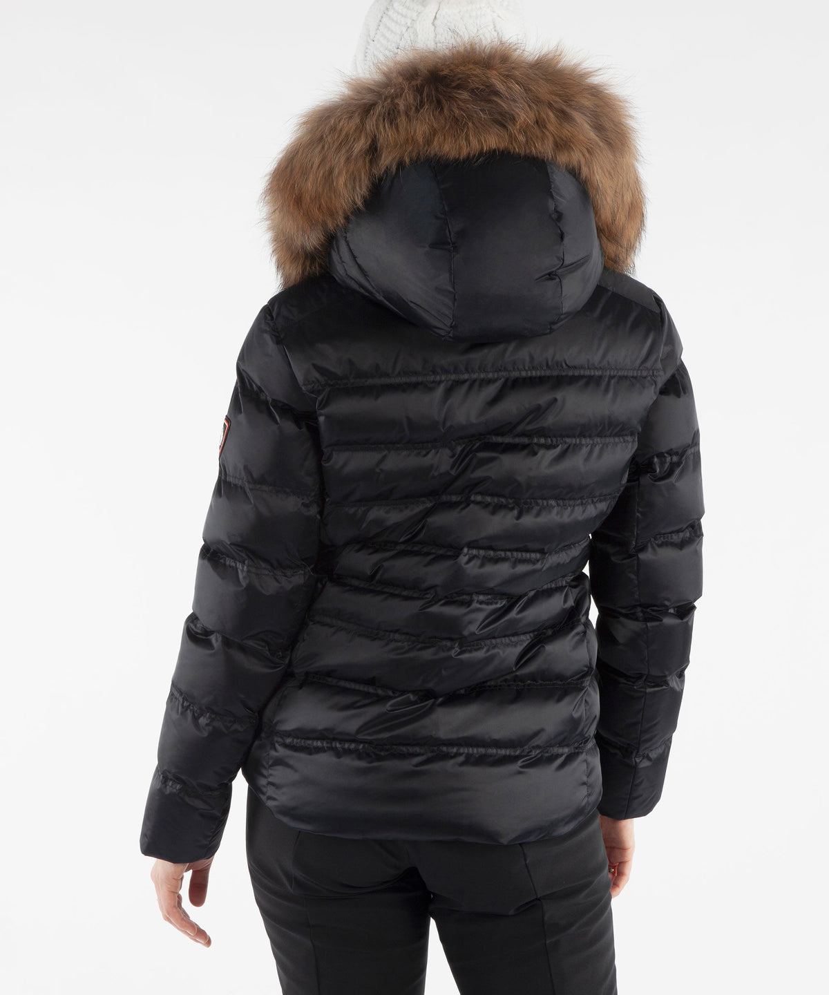 Women&#39;s Fiona Waterproof Quilted Stretch Jacket With Removable Fur Ruff