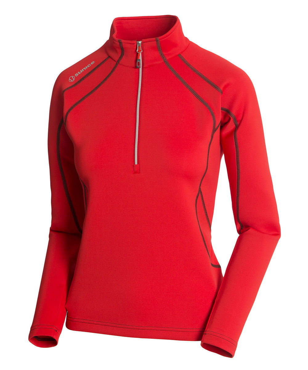 Women&#39;s Megan SuperliteFX Stretch Thermal Quarter-Zip Pullover