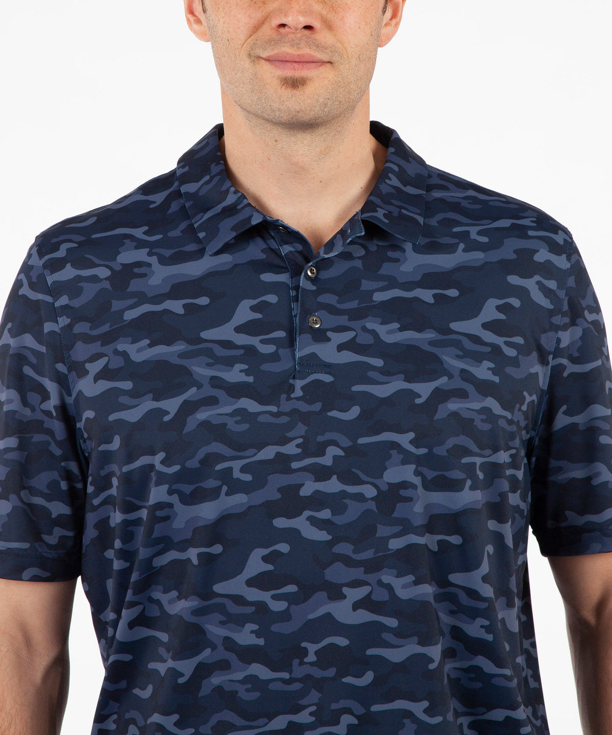 Men&#39;s Martin Camo Print Short Sleeve Polo Shirt