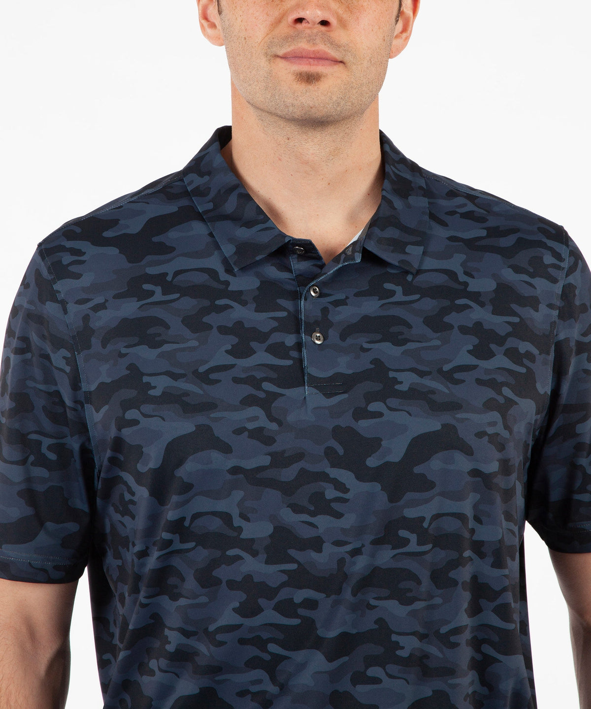 Men&#39;s Martin Camo Print Short Sleeve Polo Shirt