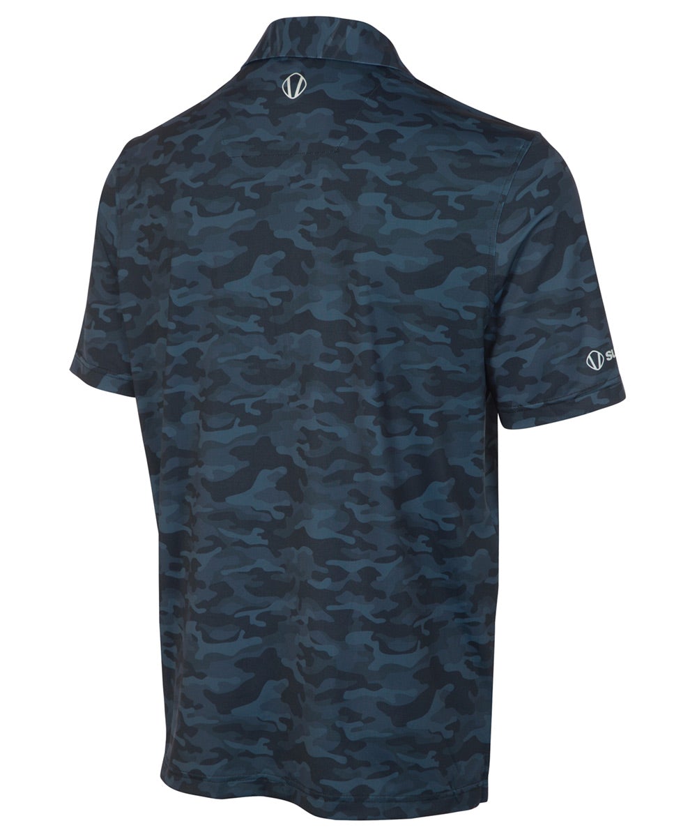 Men&#39;s Martin Camo Print Short Sleeve Polo Shirt