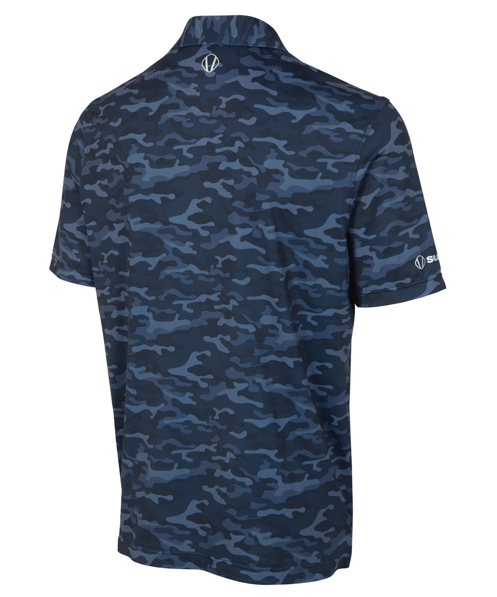 Men&#39;s Martin Camo Print Short Sleeve Polo Shirt