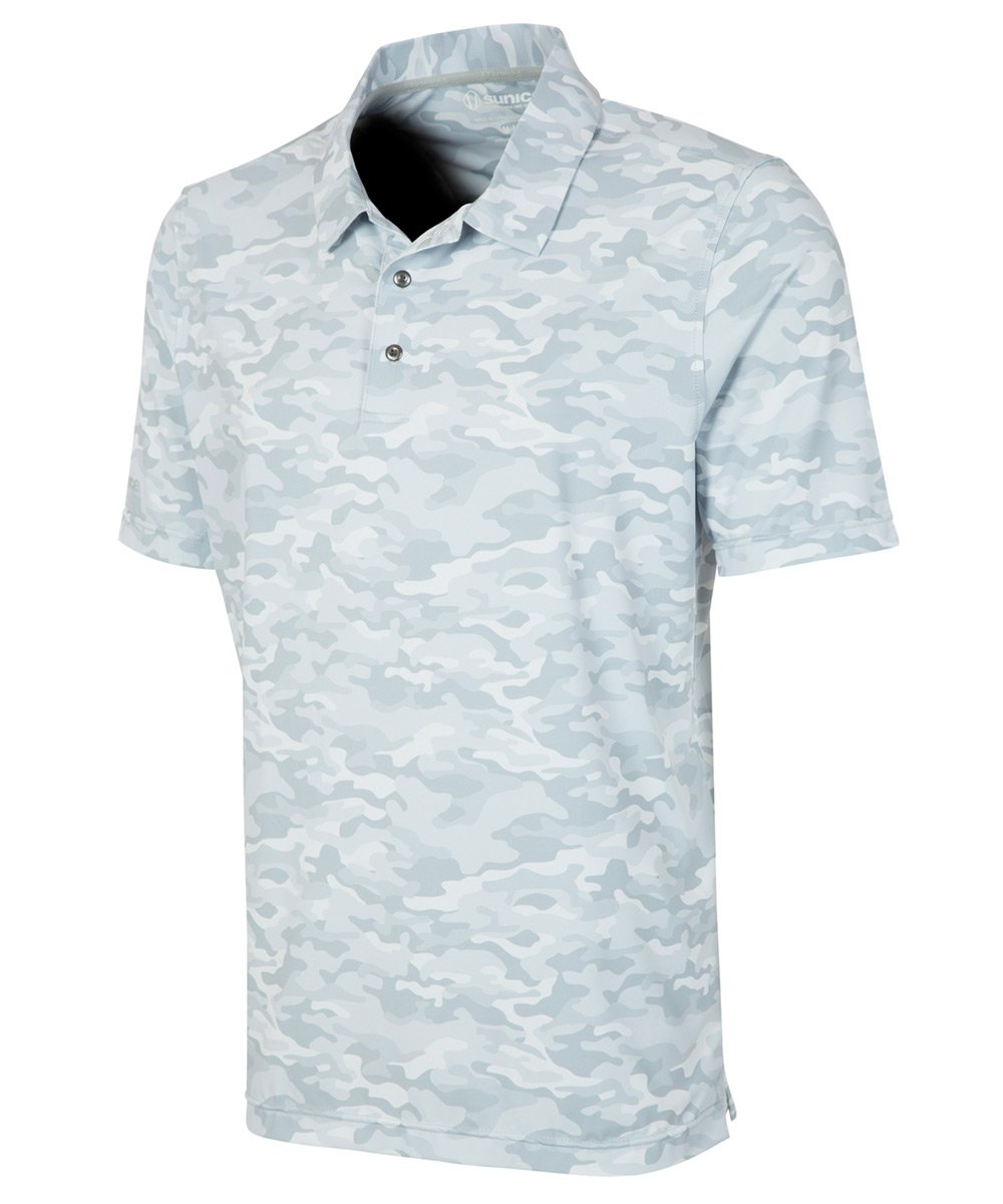 Men&#39;s Martin Camo Print Short Sleeve Polo Shirt