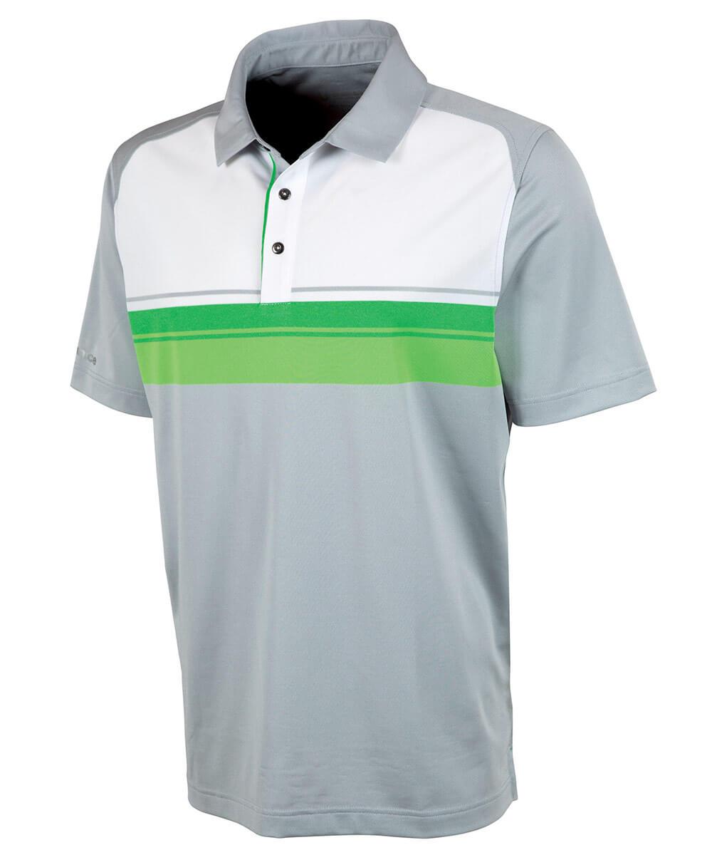 Men&#39;s Warren Engineered Stripe Short Sleeve Polo Shirt