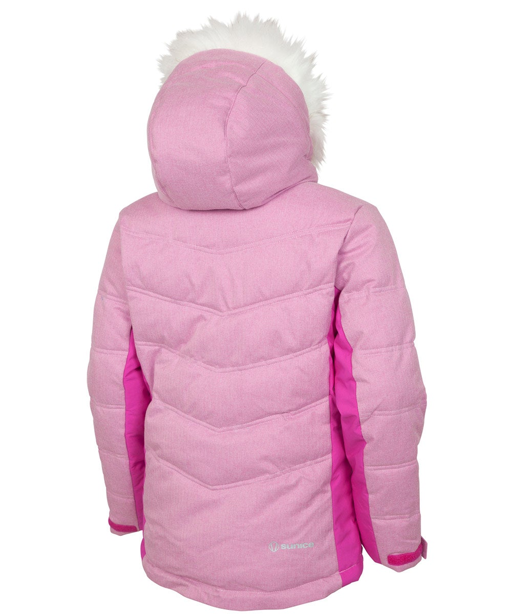 Girls&#39; Julietta Waterproof Insulated Stretch Jacket With Detachable Faux Fur Ruff