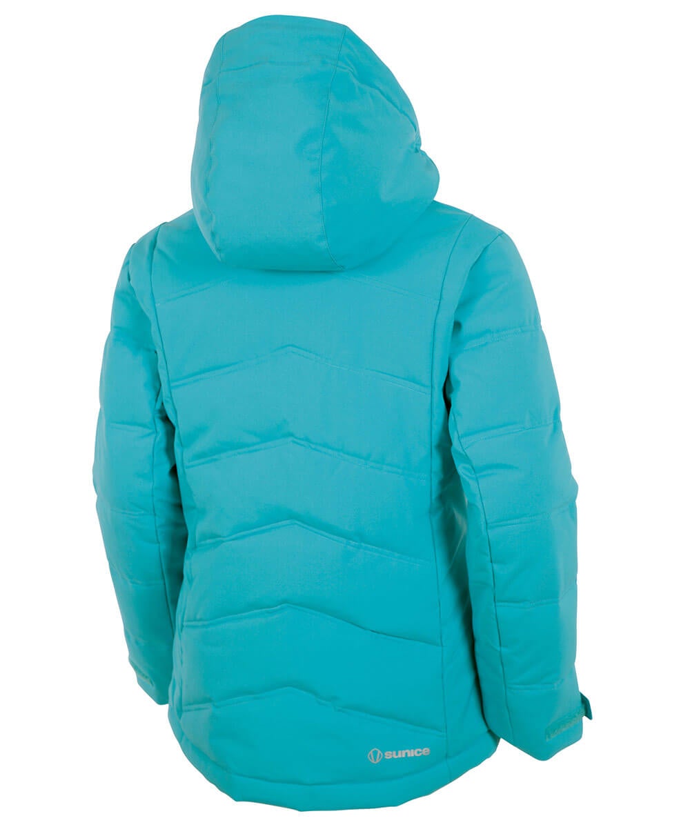 Girls&#39; Ava Waterproof Quilted Stretch Jacket