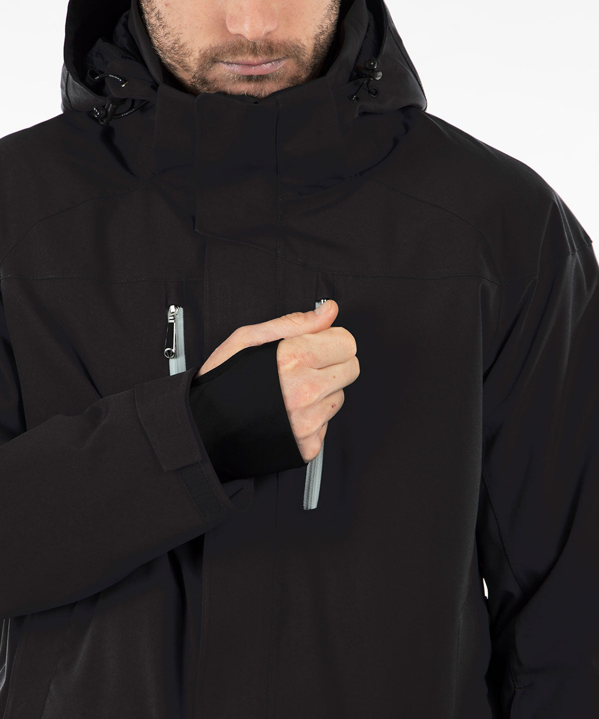 Men&#39;s Vibe Waterproof Insulated Stretch Jacket with Removable Hood