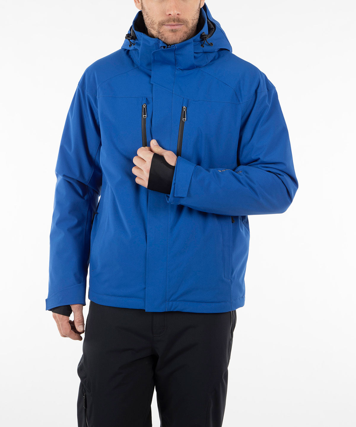 Men&#39;s Vibe Waterproof Insulated Stretch Jacket with Removable Hood