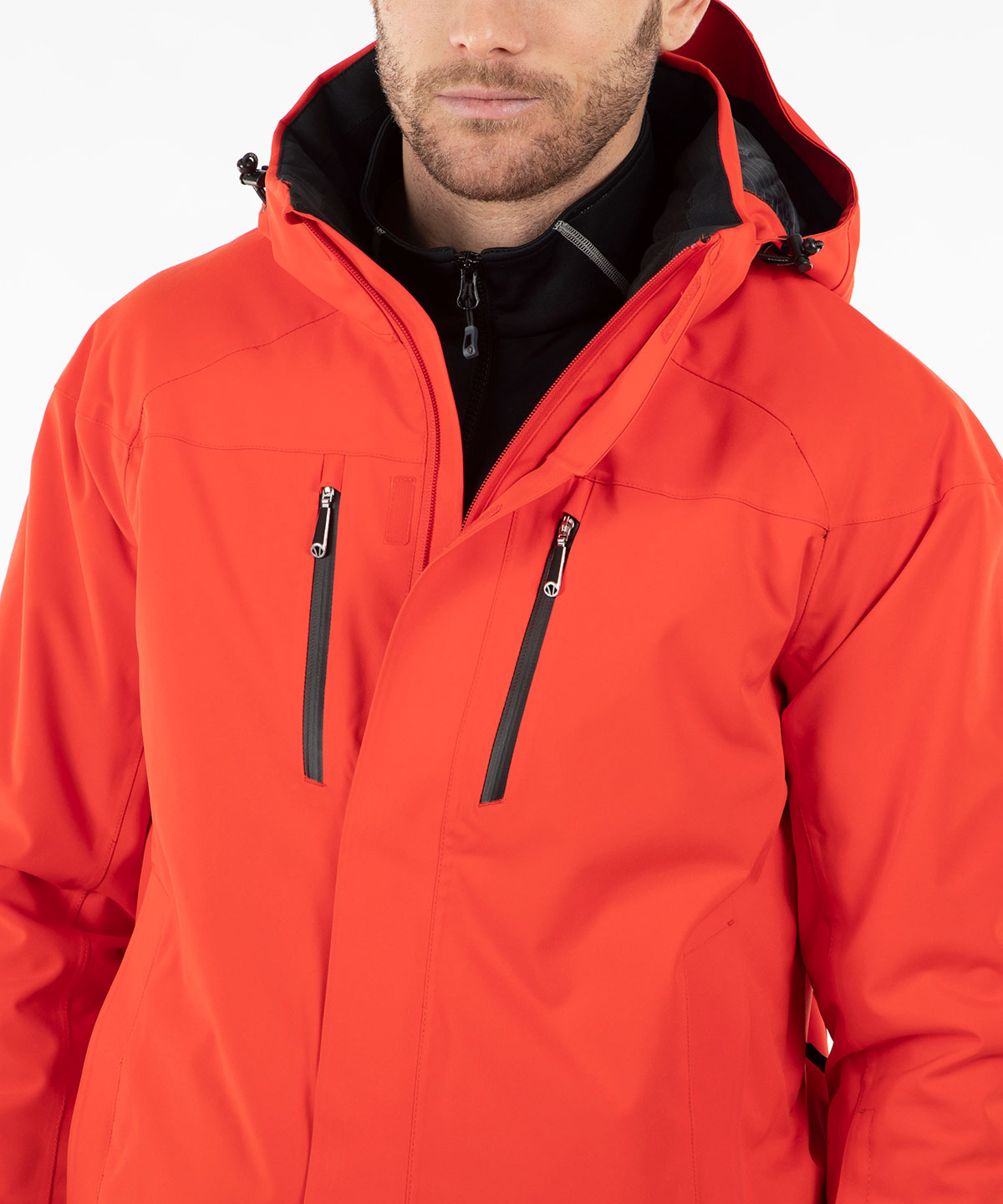 Men&#39;s Vibe Waterproof Insulated Stretch Jacket with Removable Hood