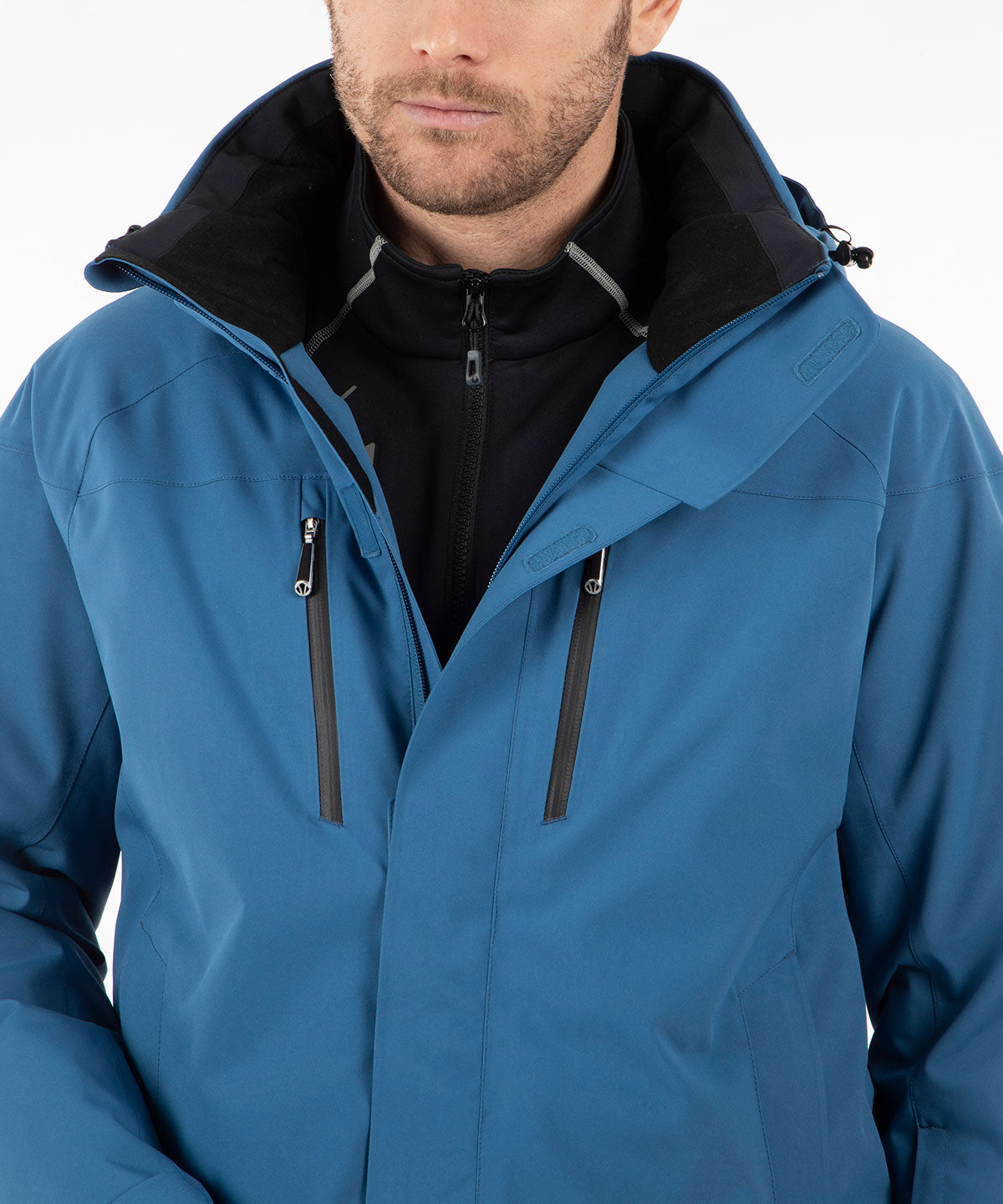 Men&#39;s Vibe Waterproof Insulated Stretch Jacket with Removable Hood