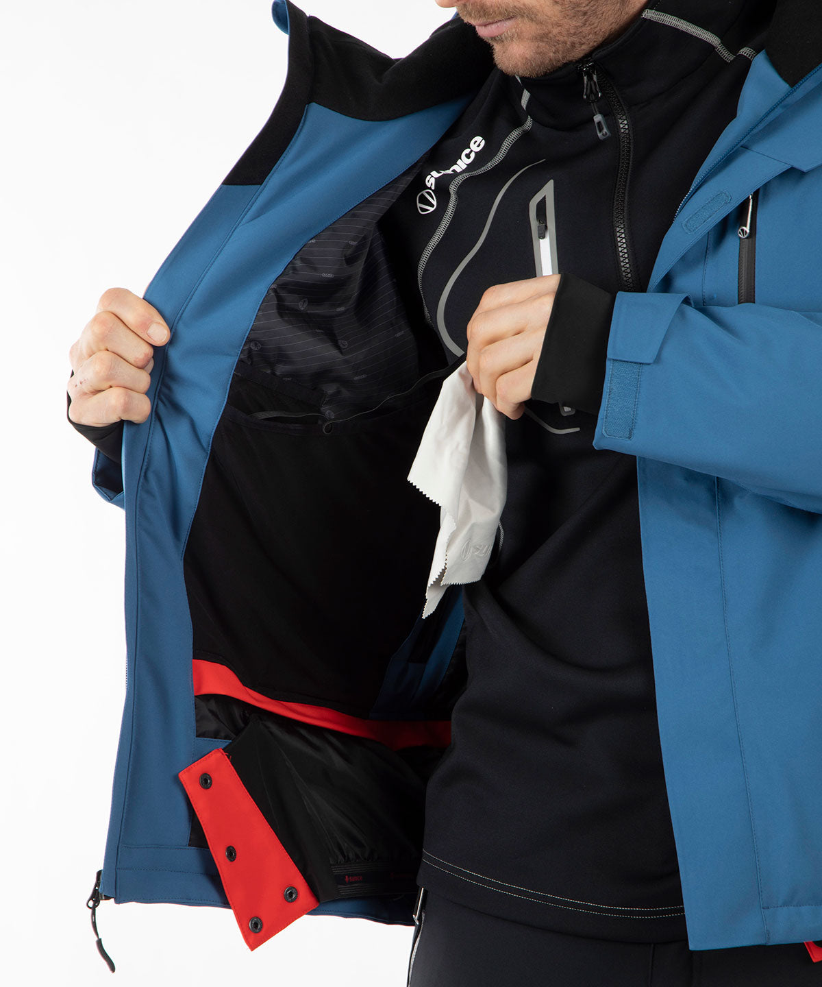 Men&#39;s Vibe Waterproof Insulated Stretch Jacket with Removable Hood