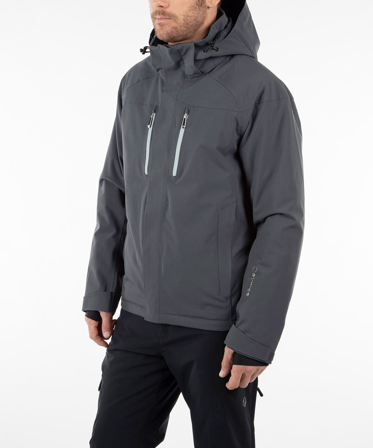 Men&#39;s Vibe Waterproof Insulated Stretch Jacket with Removable Hood