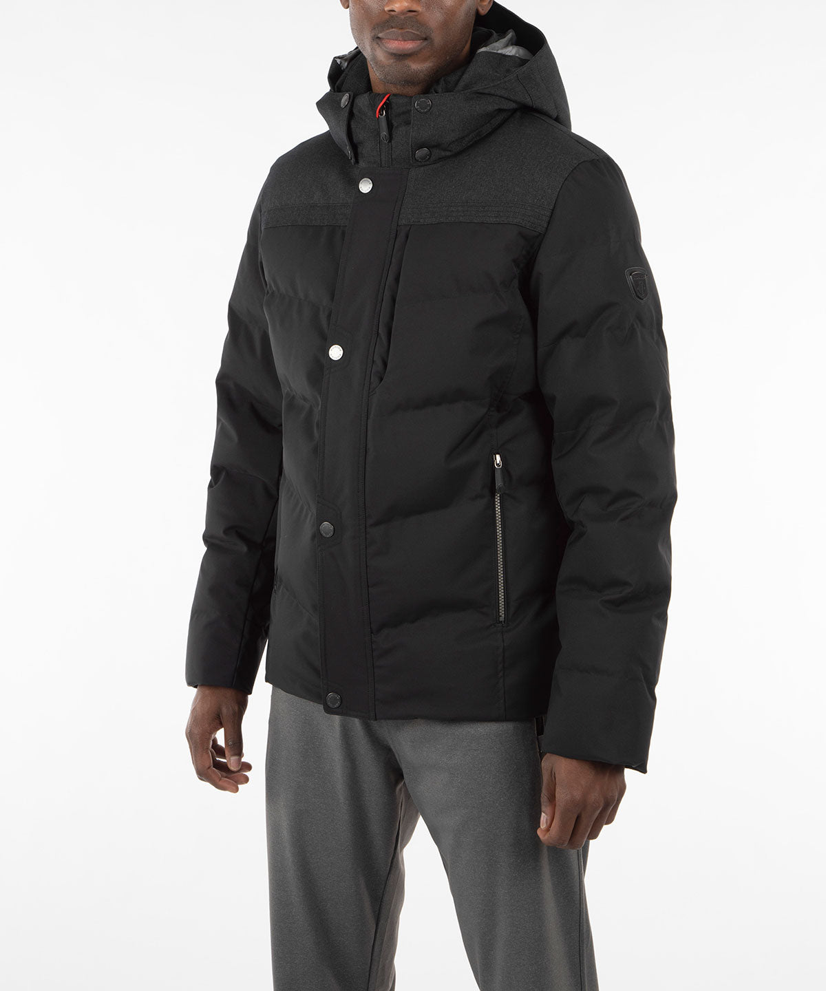 Men&#39;s Asher Waterproof Quilted Stretch Short Coat