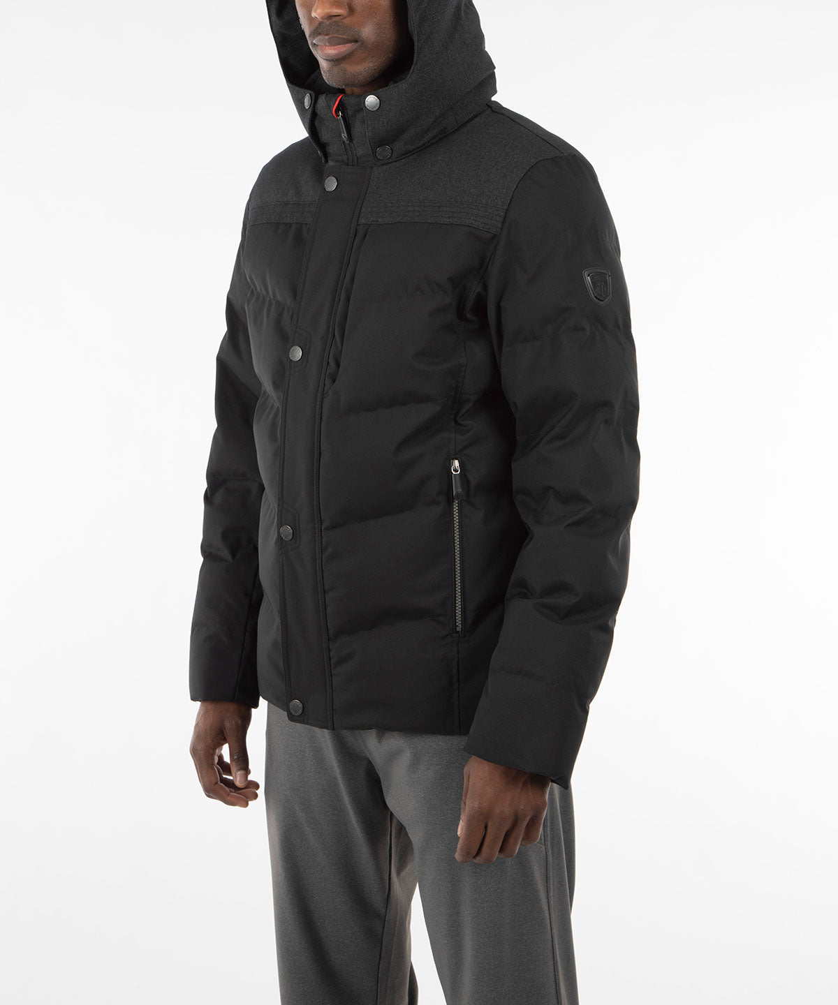 Men&#39;s Asher Waterproof Quilted Stretch Short Coat