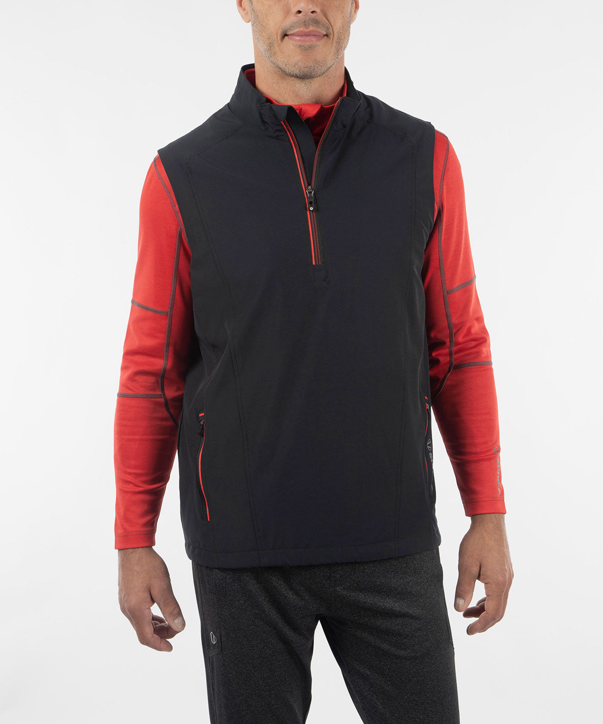 Men&#39;s Kiefer Half-Zip Lined Wind Vest