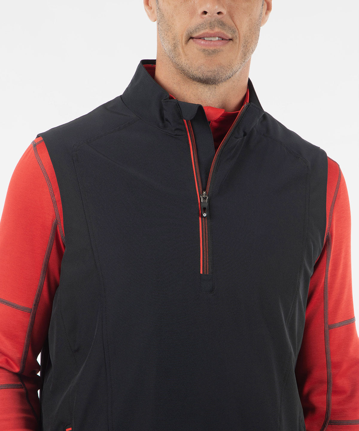 Men&#39;s Kiefer Half-Zip Lined Wind Vest