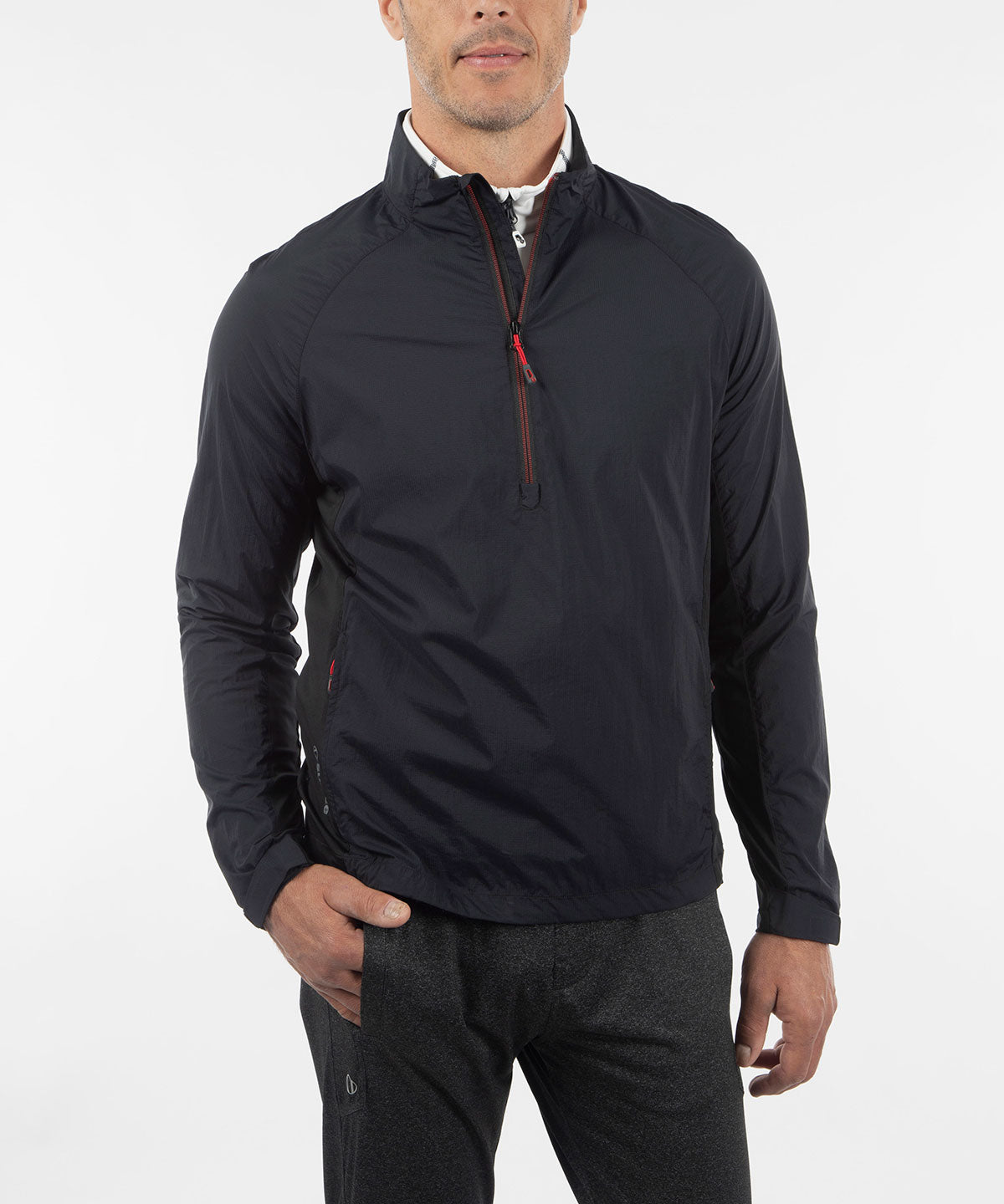 Men&#39;s Owen Packable Half-Zip Wind Jacket