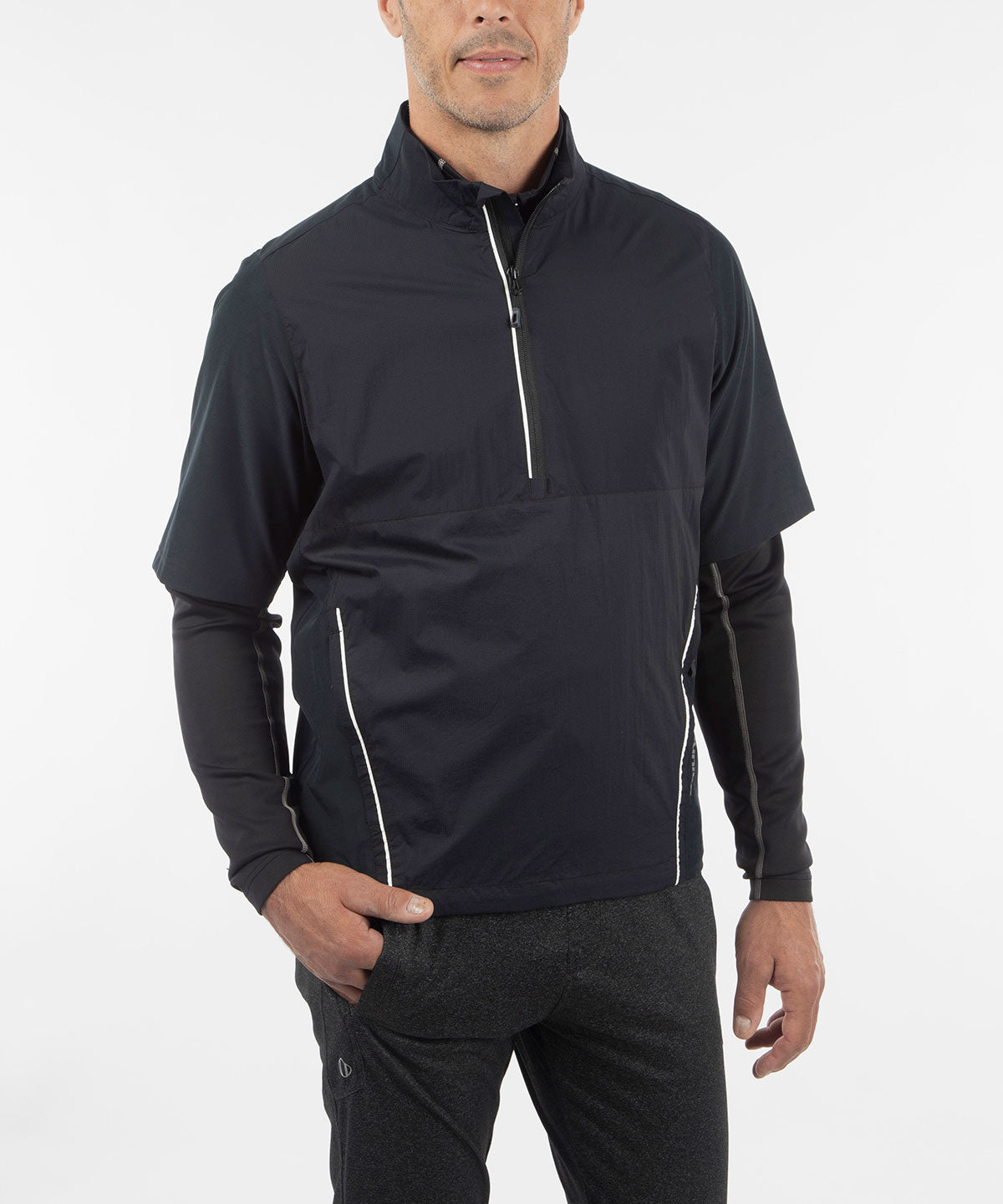 Men&#39;s George Short Sleeve Wind Pullover