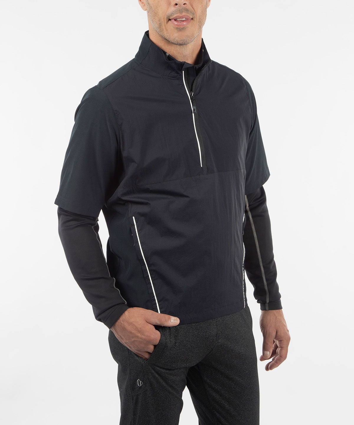 Men&#39;s George Short Sleeve Wind Pullover