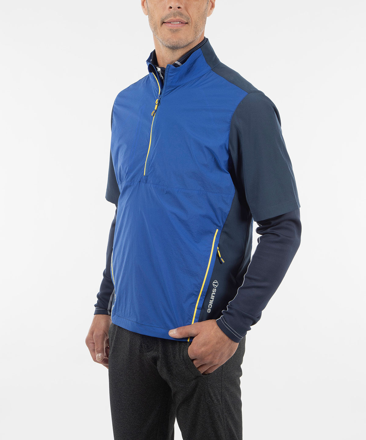 Men&#39;s George Short Sleeve Wind Pullover