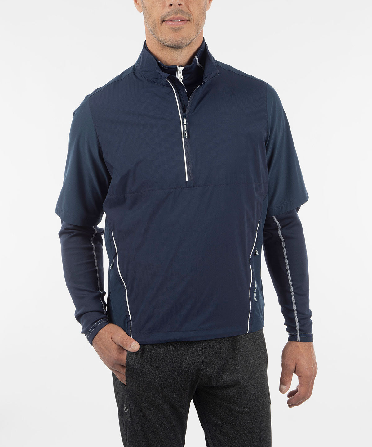 Men&#39;s George Short Sleeve Wind Pullover