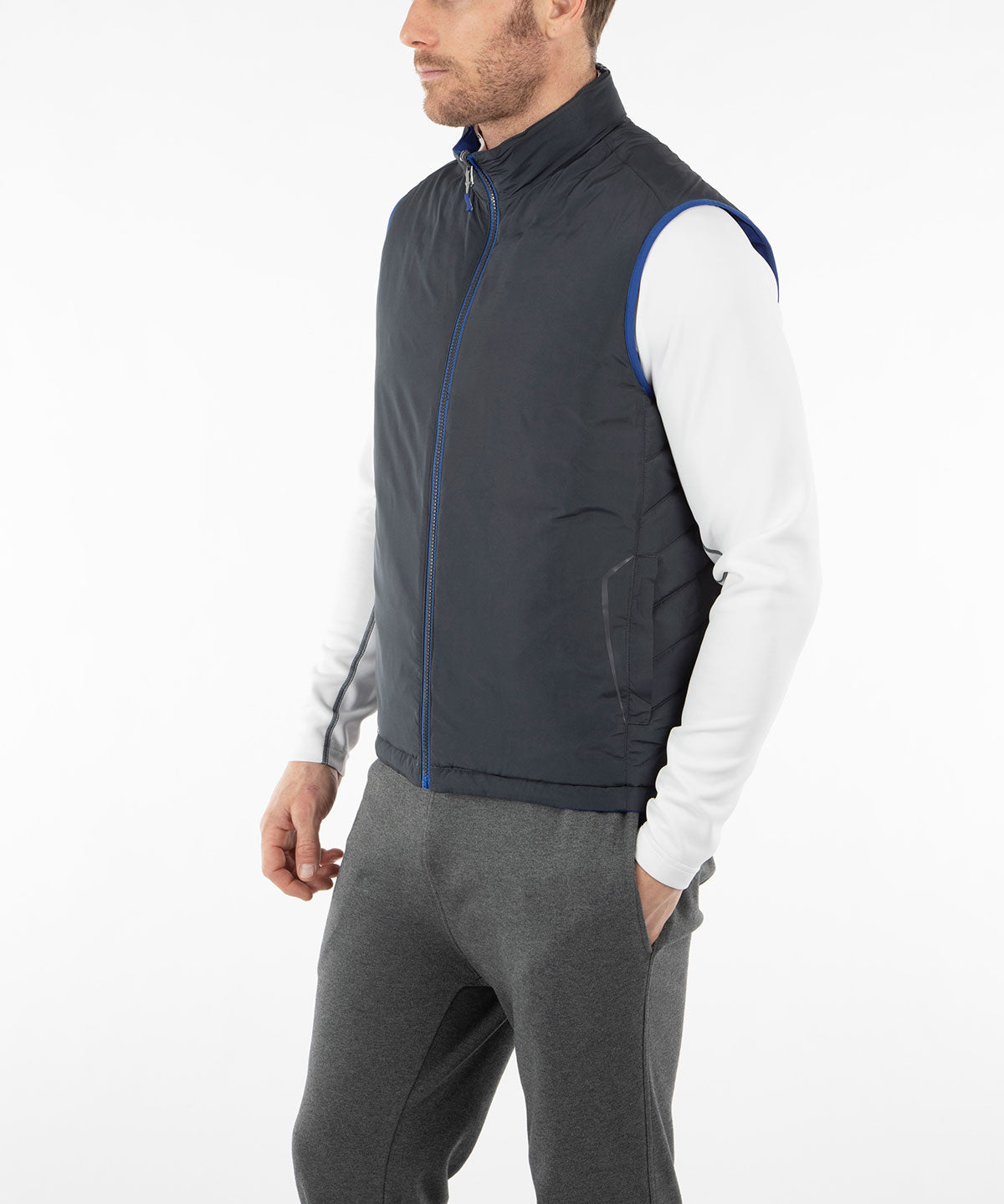 Men&#39;s Michael Reversible Lightweight Thermal Stretch Vest