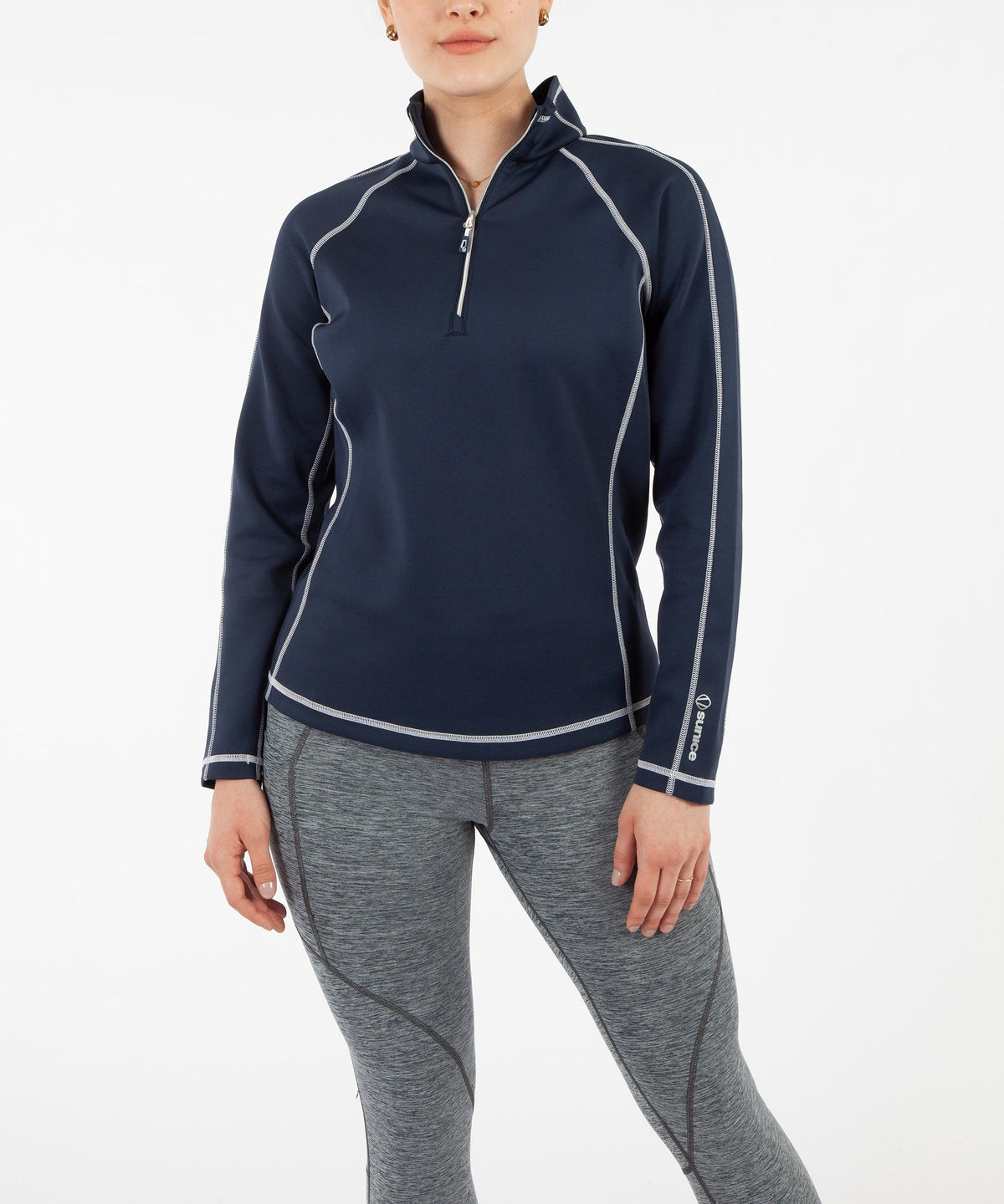 Women&#39;s Maddy Lightweight Stretch Thermal Half-Zip Pullover