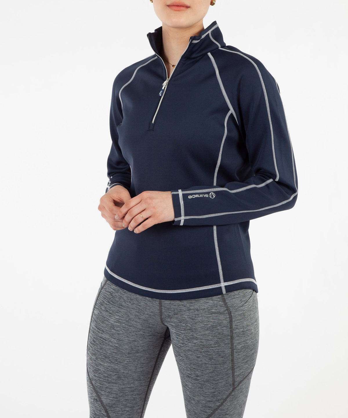 Women&#39;s Maddy Lightweight Stretch Thermal Half-Zip Pullover