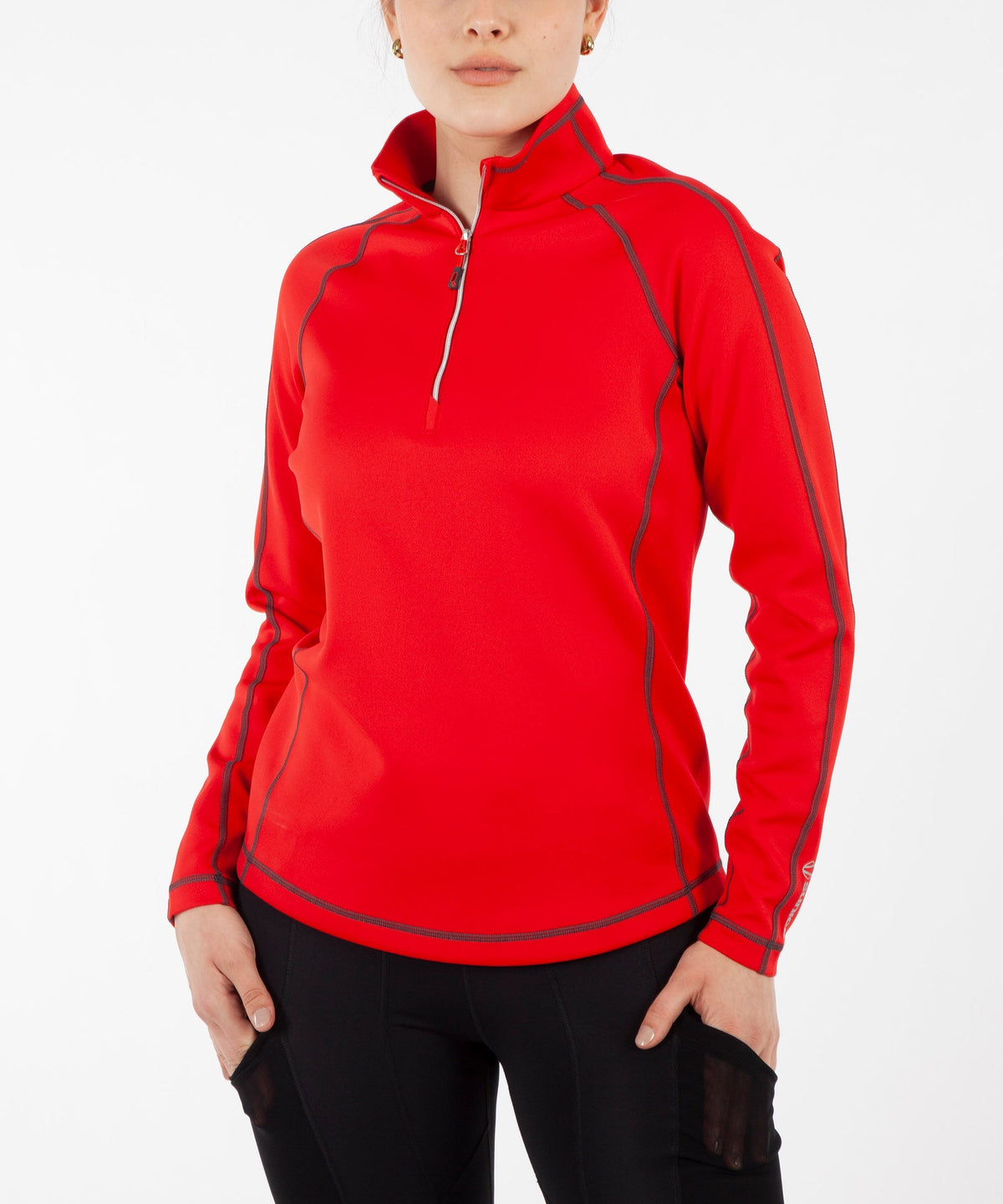 Women&#39;s Maddy Lightweight Stretch Thermal Half-Zip Pullover