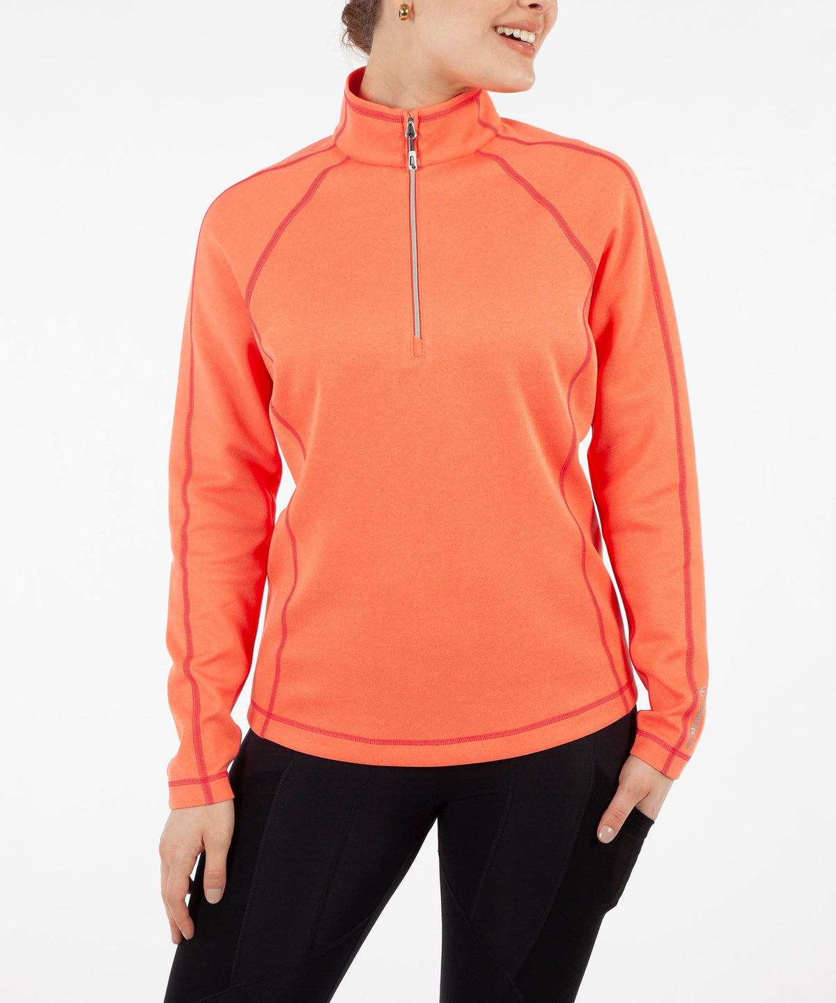 Women&#39;s Maddy Lightweight Stretch Thermal Half-Zip Pullover