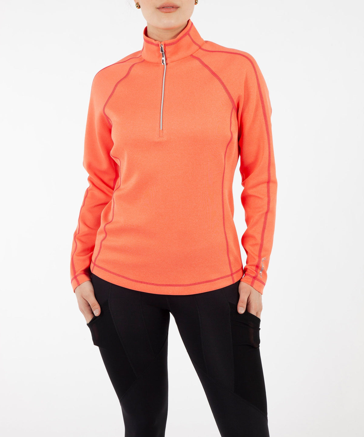 Women&#39;s Maddy Lightweight Stretch Thermal Half-Zip Pullover