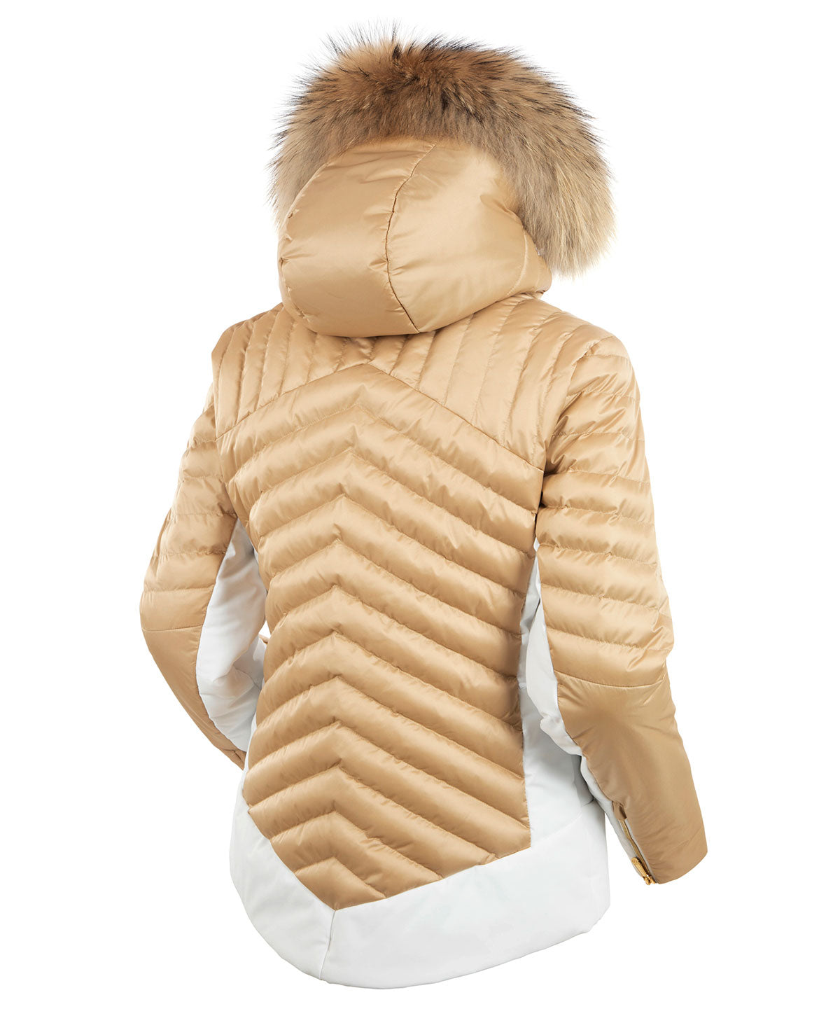 Women&#39;s Kendall Waterproof Quilted Jacket with Removable Fur Hood