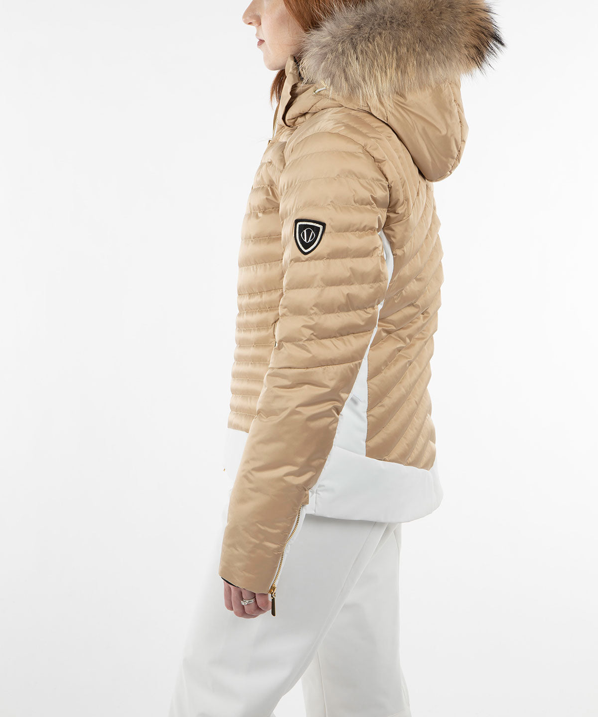 Women&#39;s Kendall Waterproof Quilted Jacket with Removable Fur Hood