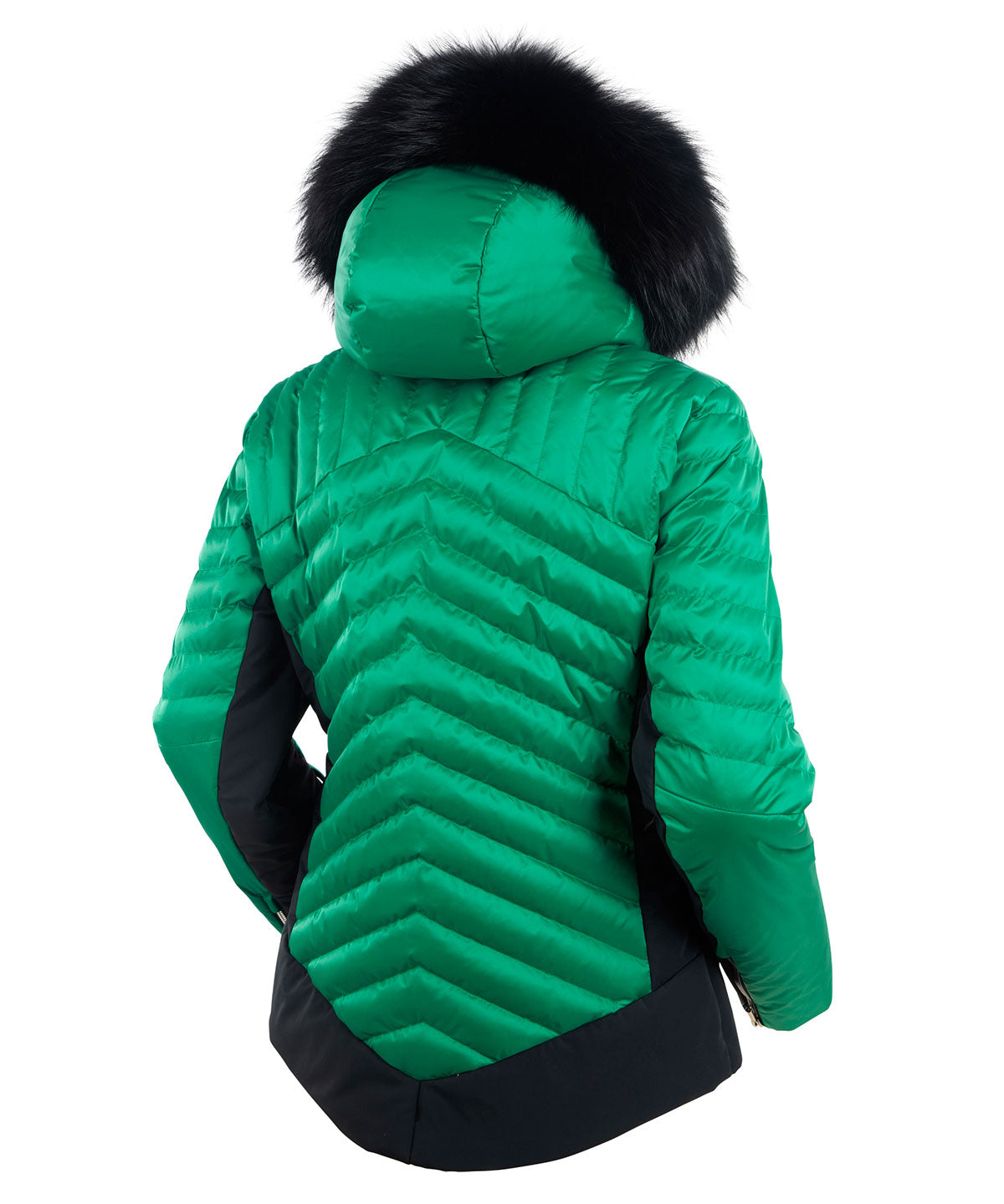 Women&#39;s Kendall Waterproof Quilted Jacket with Removable Fur Hood