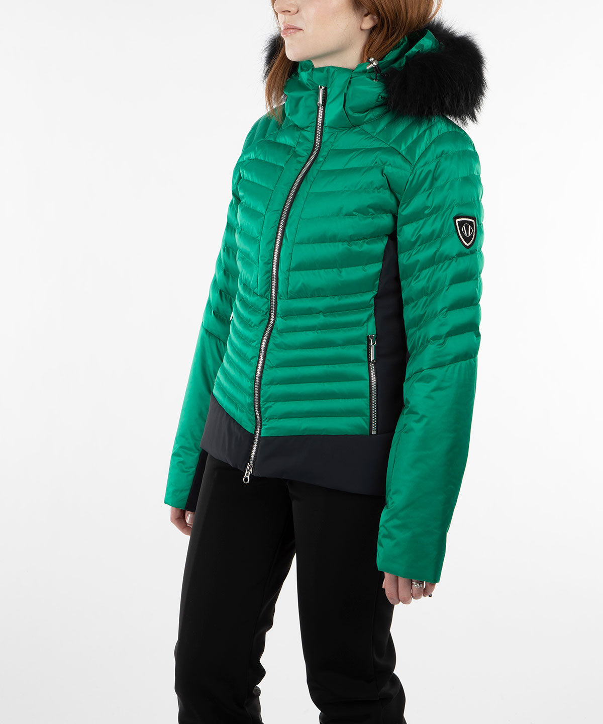 Women&#39;s Kendall Waterproof Quilted Jacket with Removable Fur Hood