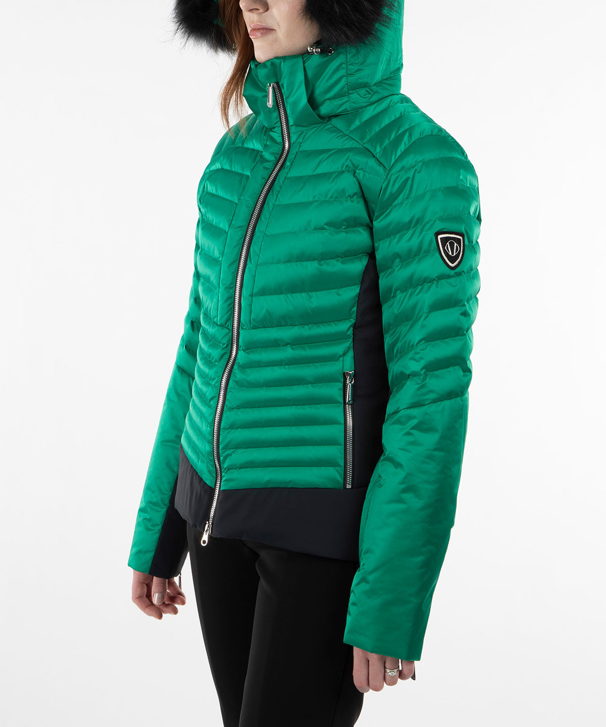 Women&#39;s Kendall Waterproof Quilted Jacket with Removable Fur Hood