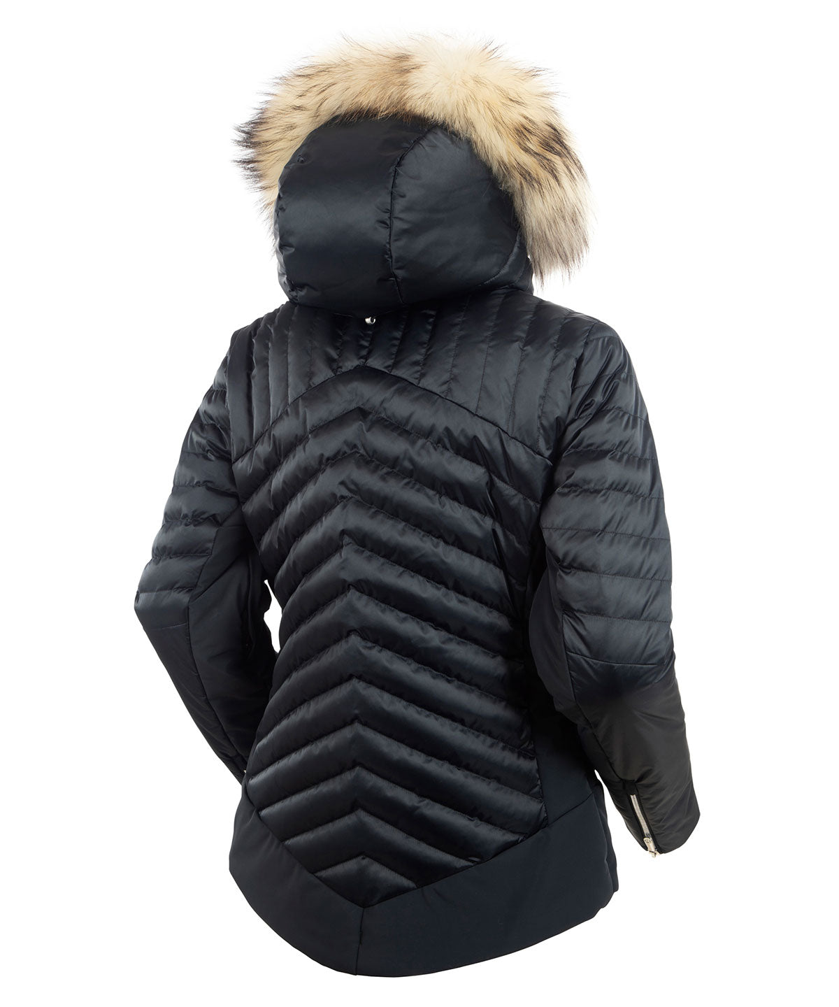 Women&#39;s Kendall Waterproof Quilted Jacket with Removable Fur Hood