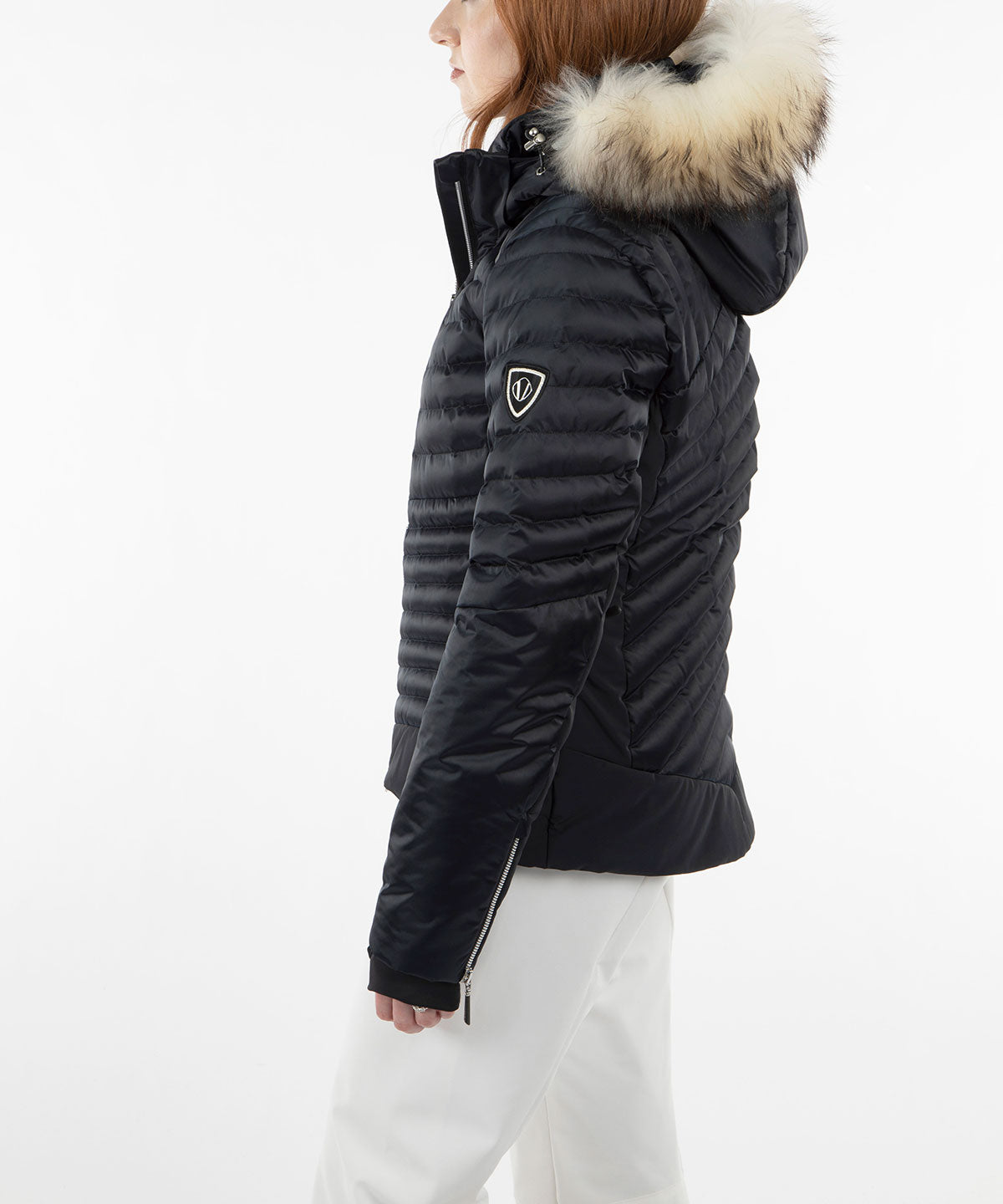 Women&#39;s Kendall Waterproof Quilted Jacket with Removable Fur Hood